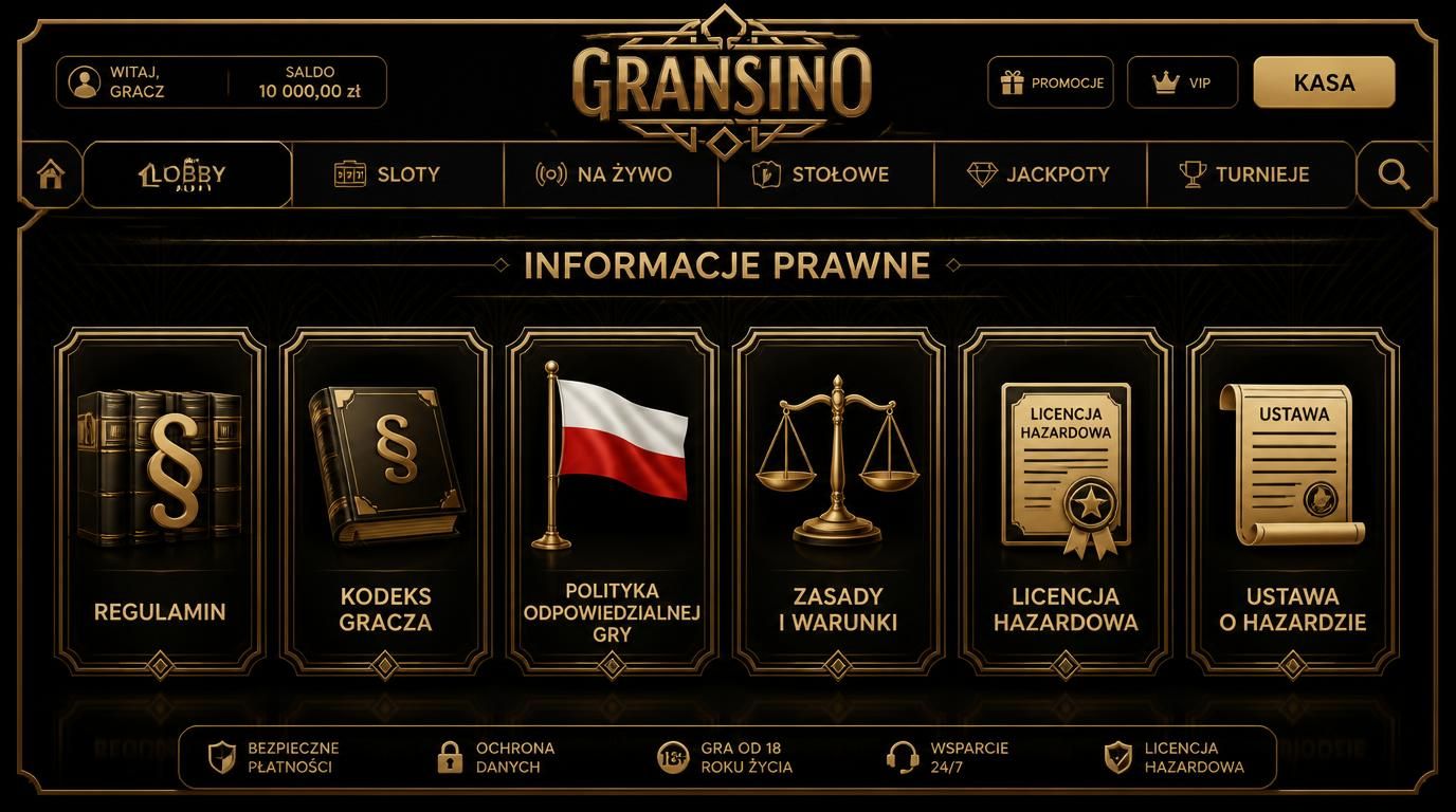 ikony symbolizujące prawo i legalność zakładów